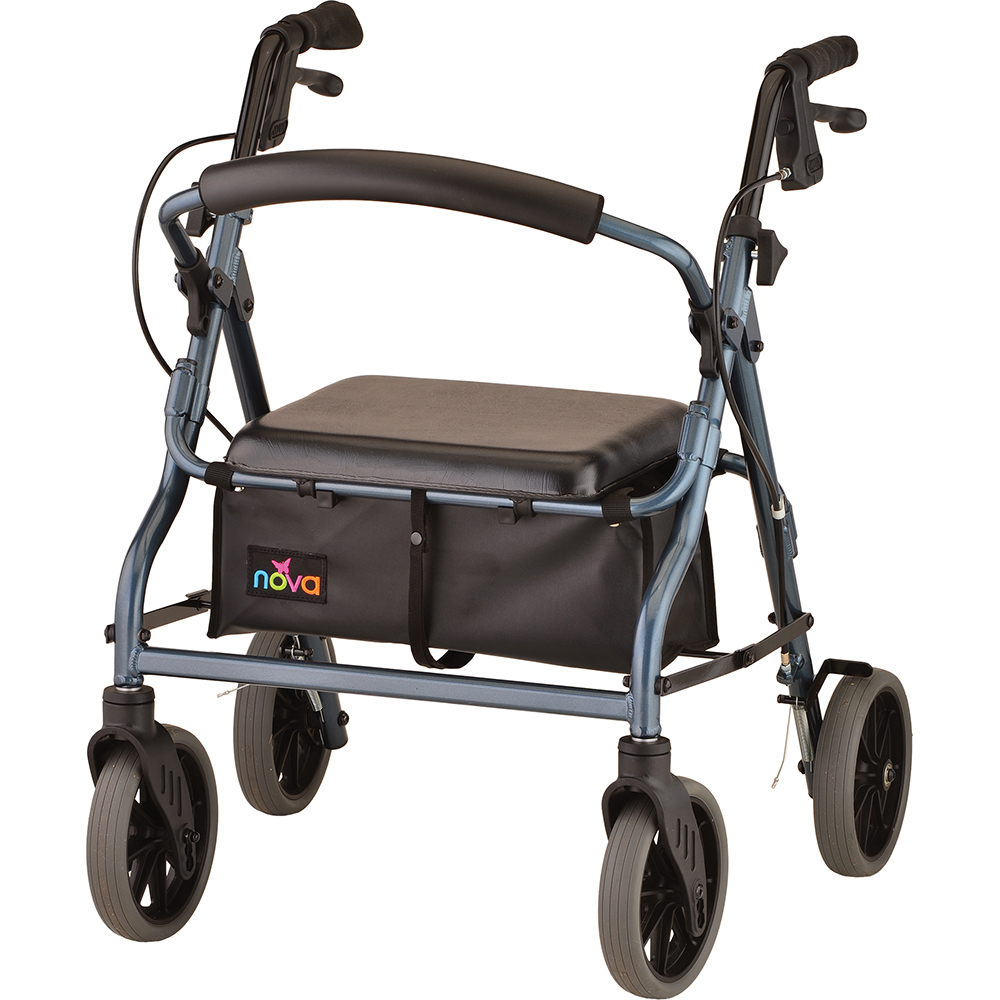 Click to view ZOOM 18 ROLLING WALKER BLUE
